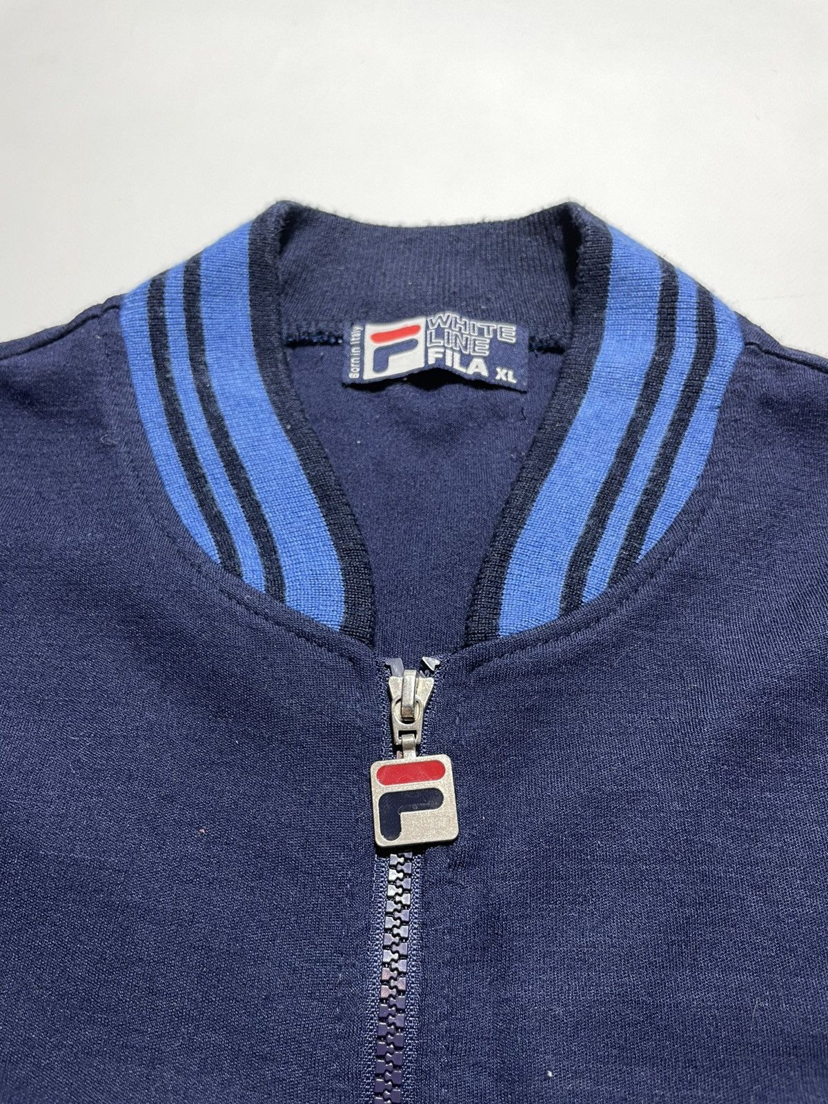Fila Fila White Line Vintage Track Jacket Size US XL / EU 56 / 4 - 4 Thumbnail