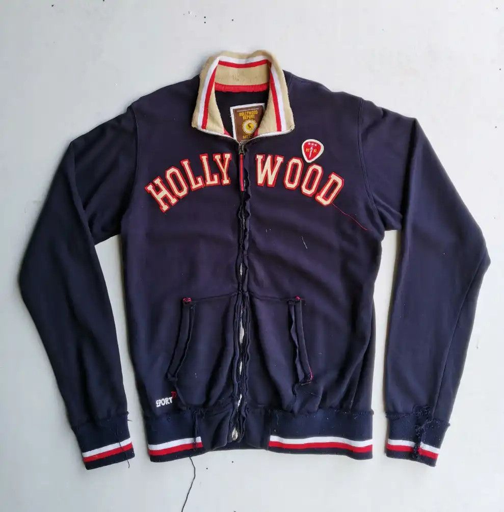 Japanese Brand Rare!!! Hollywood Report Zipper Sweaters Size US M / EU 48-50 / 2 - 3 Thumbnail