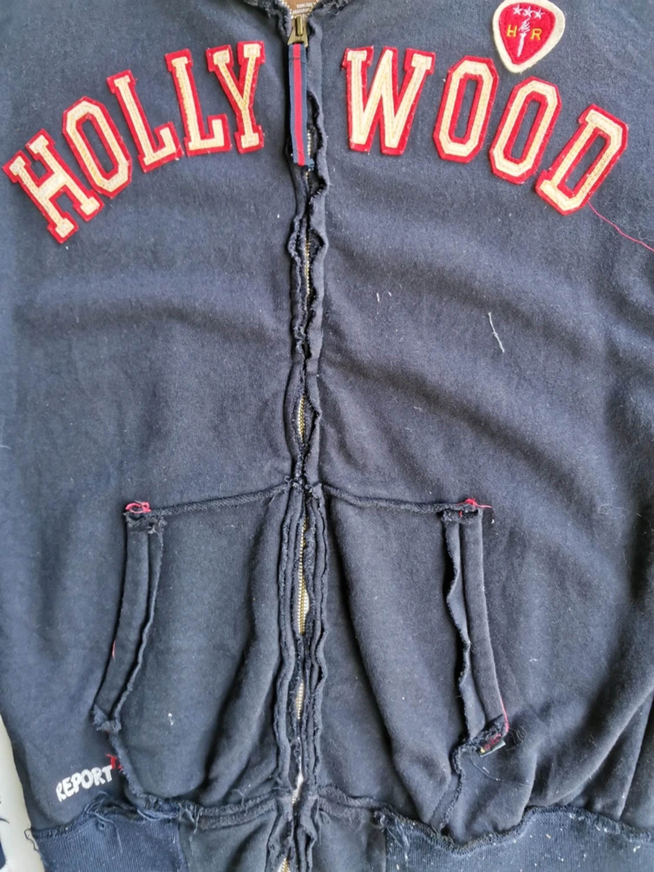 Japanese Brand Rare!!! Hollywood Report Zipper Sweaters Size US M / EU 48-50 / 2 - 8 Thumbnail