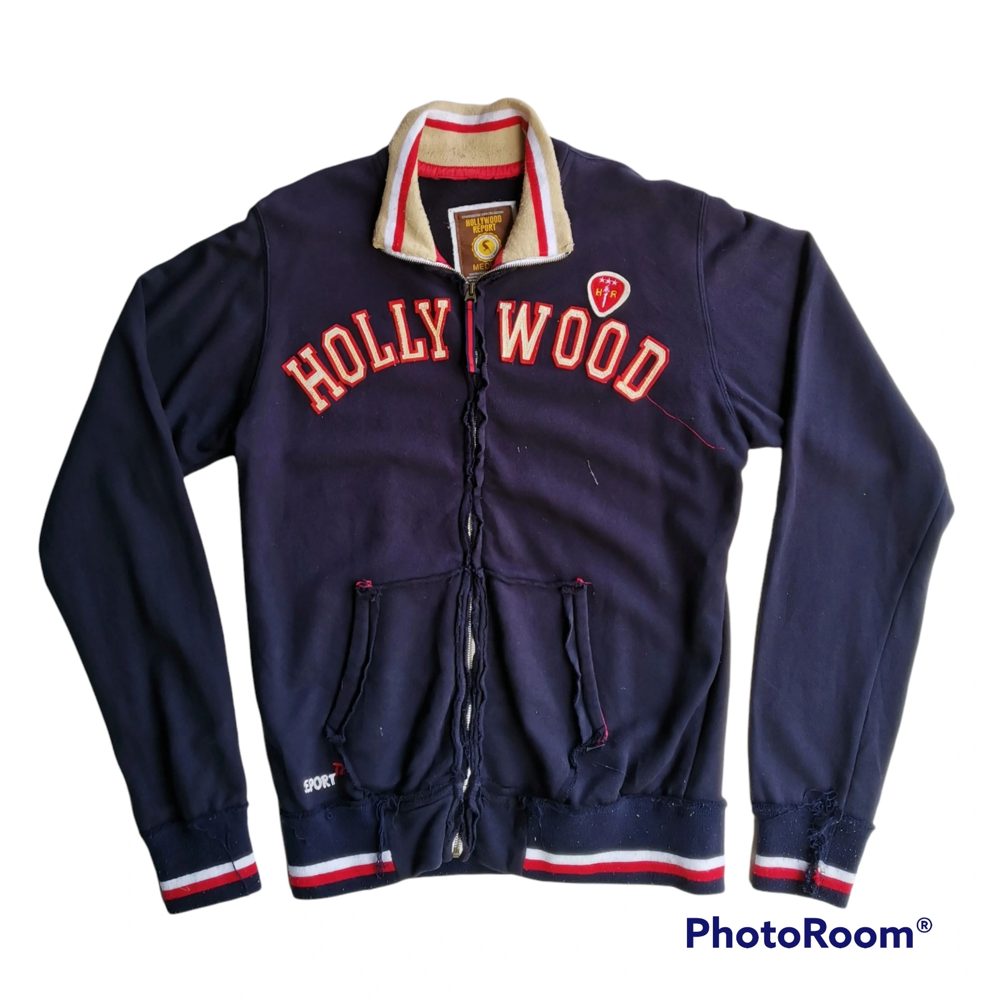 Japanese Brand Rare!!! Hollywood Report Zipper Sweaters Size US M / EU 48-50 / 2 - 1 Thumbnail