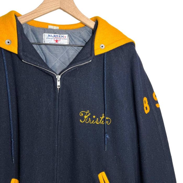 Vintage Vintage 1989 Wool Letterman Sailor Collar Jacket Grailed