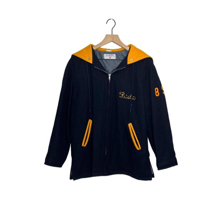 Vintage Vintage 1989 Wool Letterman Sailor Collar Jacket Grailed