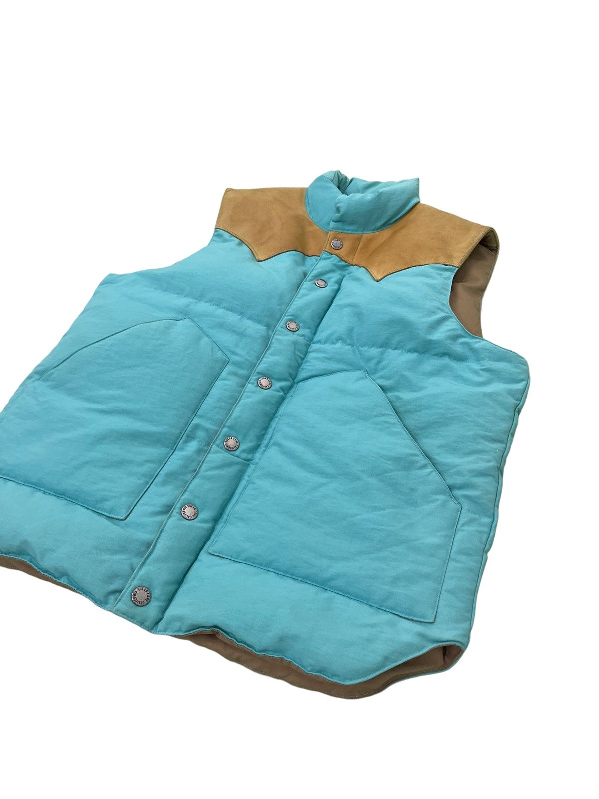 Sugar Cane Down Vest Jacket Sugar Cane Leather Part Westerner 4🟩4 Size US M / EU 48-50 / 2 - 3 Thumbnail