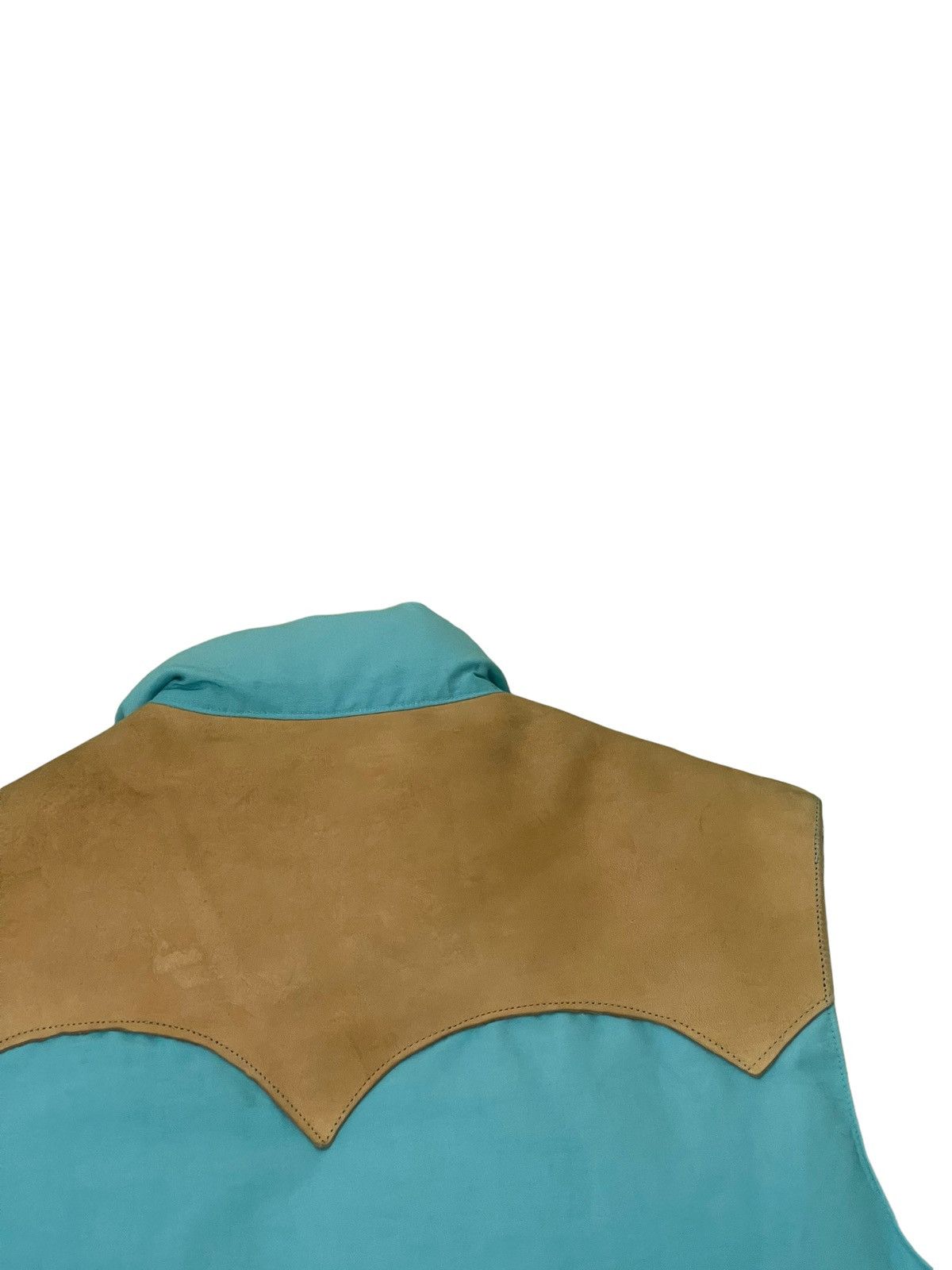 Sugar Cane Down Vest Jacket Sugar Cane Leather Part Westerner 4🟩4 Size US M / EU 48-50 / 2 - 13 Thumbnail
