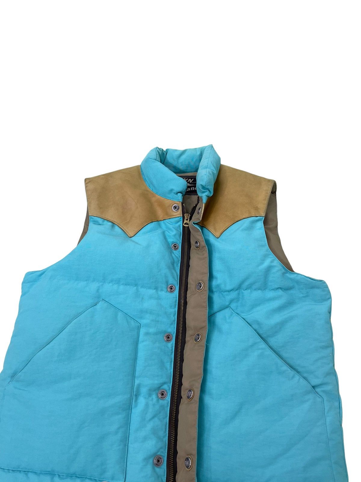 Sugar Cane Down Vest Jacket Sugar Cane Leather Part Westerner 4🟩4 Size US M / EU 48-50 / 2 - 7 Thumbnail