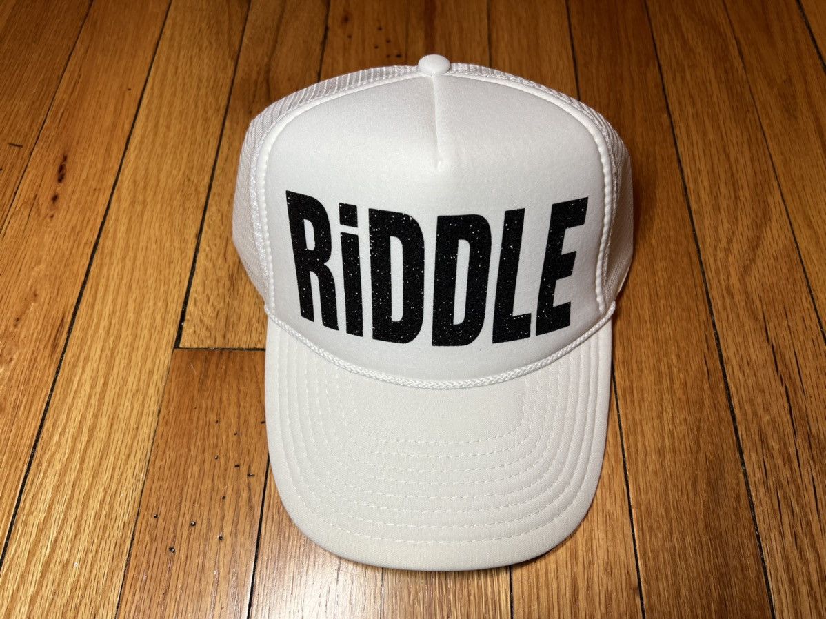 Deadstock White Sparkle RiDDLE Hat | Grailed
