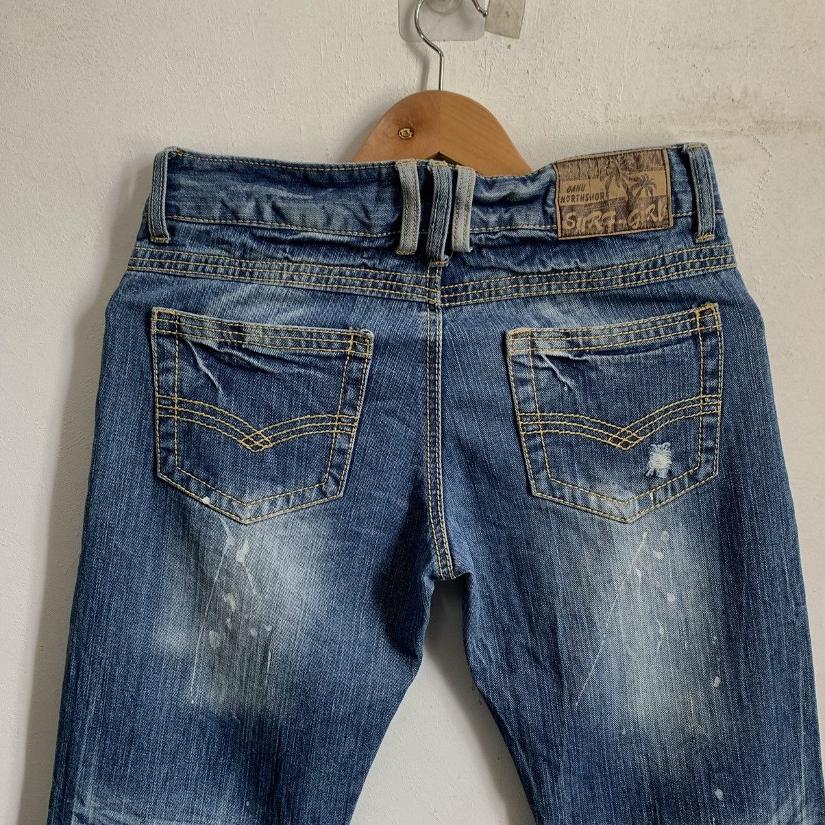 Hysteric Glamour Surf Style Girls Flare Inspired HG Distressed Denim Jeans Size US 32 / EU 48 - 7 Thumbnail
