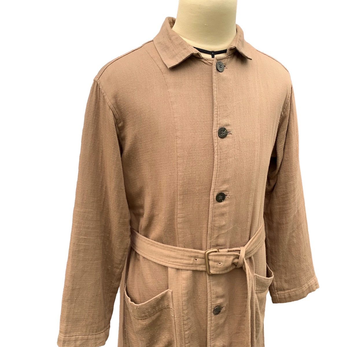 Issey Miyake ISSEY MIYAKE PLANTATION TRENCH COAT JACKET Size US M / EU 48-50 / 2 - 5 Thumbnail