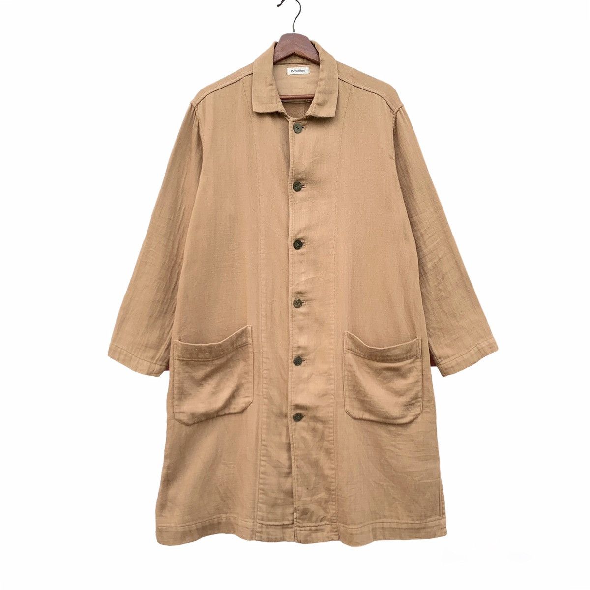 Issey Miyake ISSEY MIYAKE PLANTATION TRENCH COAT JACKET Size US M / EU 48-50 / 2 - 1 Thumbnail