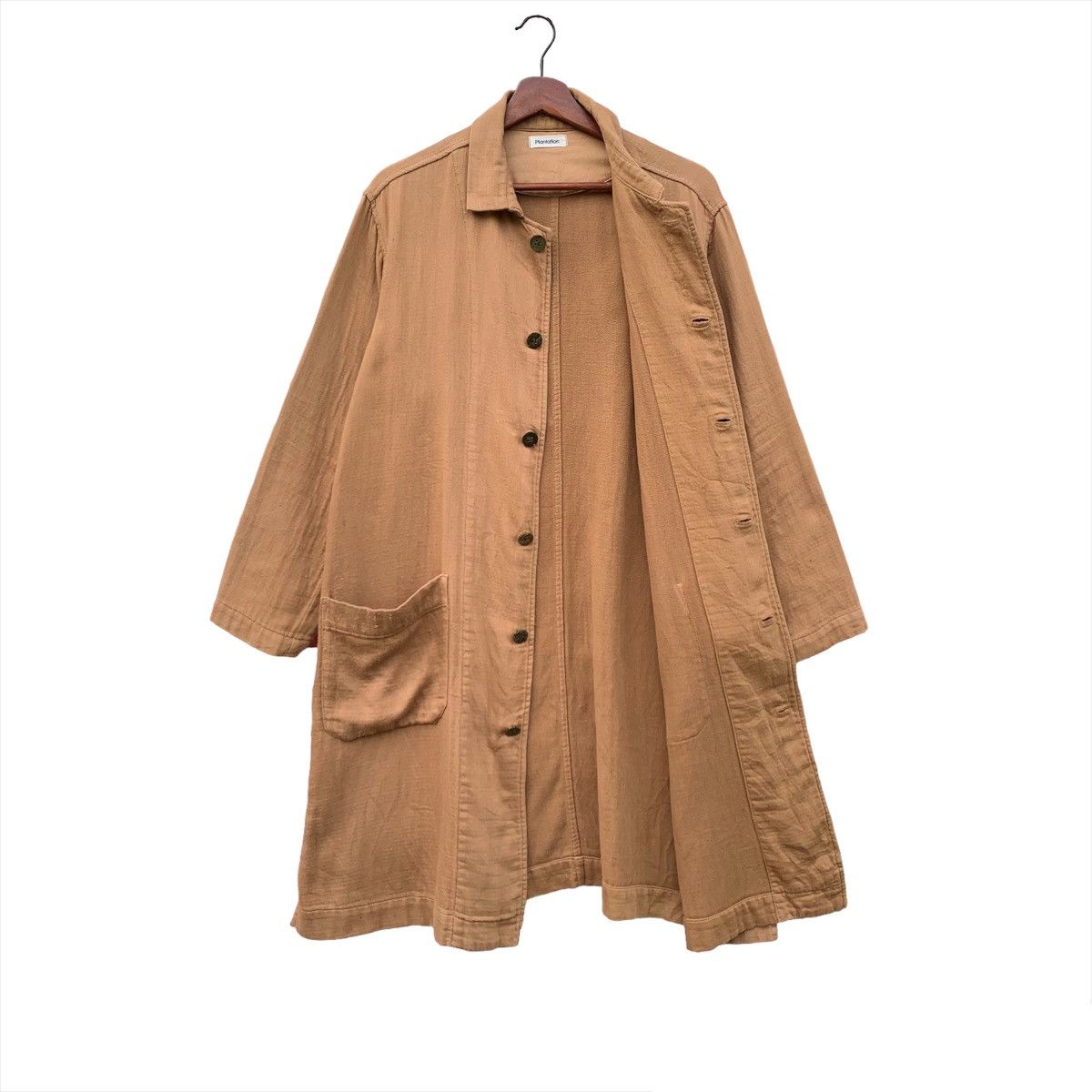 Issey Miyake ISSEY MIYAKE PLANTATION TRENCH COAT JACKET Size US M / EU 48-50 / 2 - 2 Thumbnail