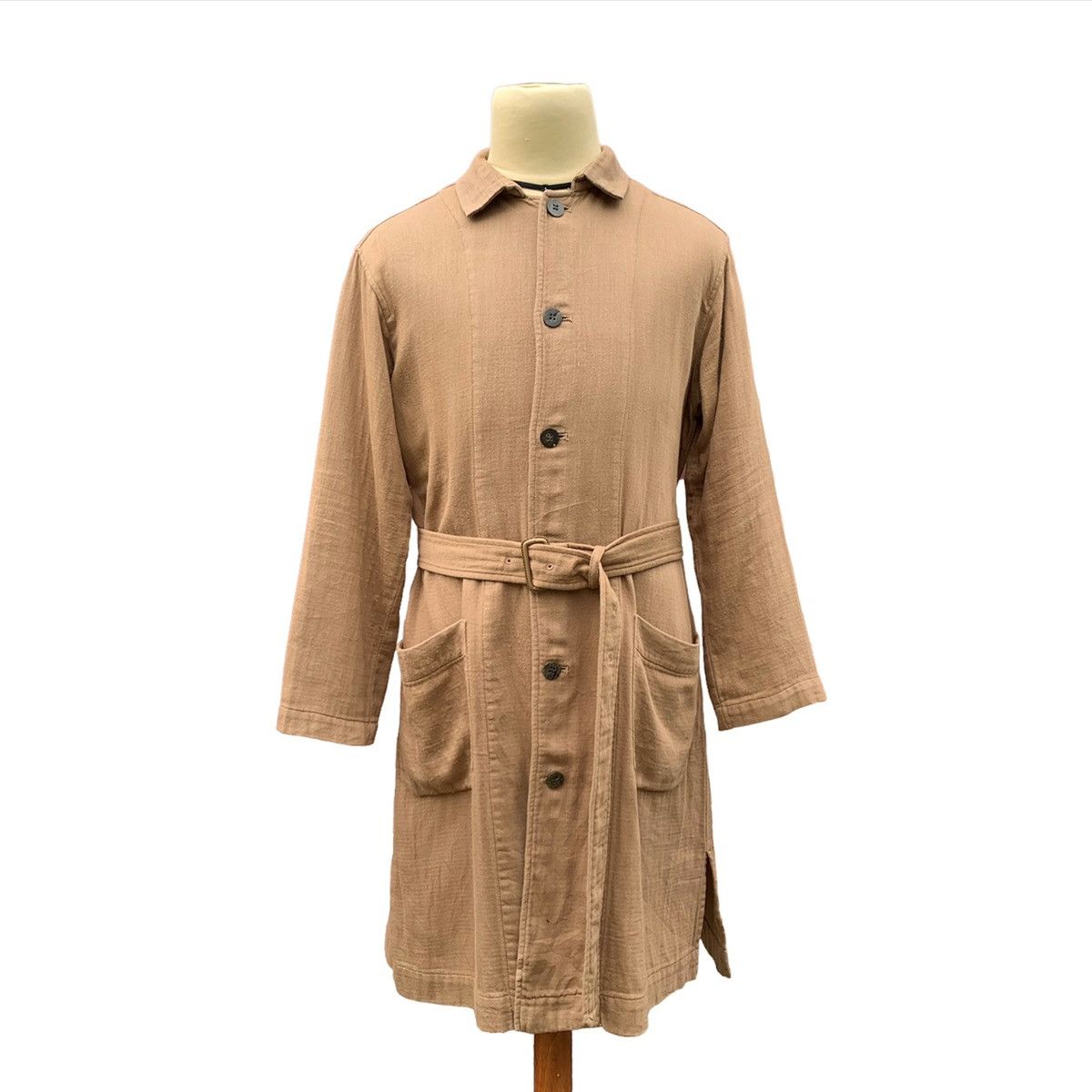 Issey Miyake ISSEY MIYAKE PLANTATION TRENCH COAT JACKET Size US M / EU 48-50 / 2 - 3 Thumbnail