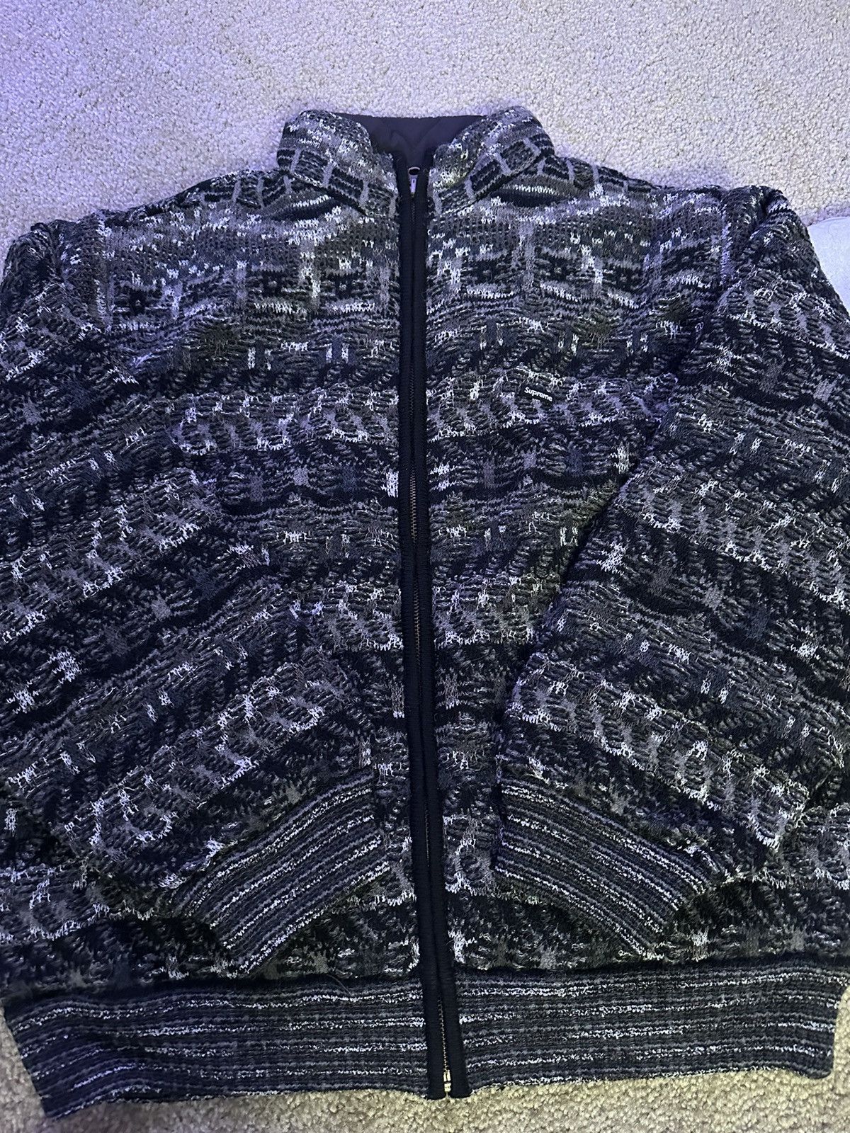 Missoni × Supreme Supreme Missoni Reversible Knit Jacket Black NEW Size US S / EU 44-46 / 1 - 1 Thumbnail