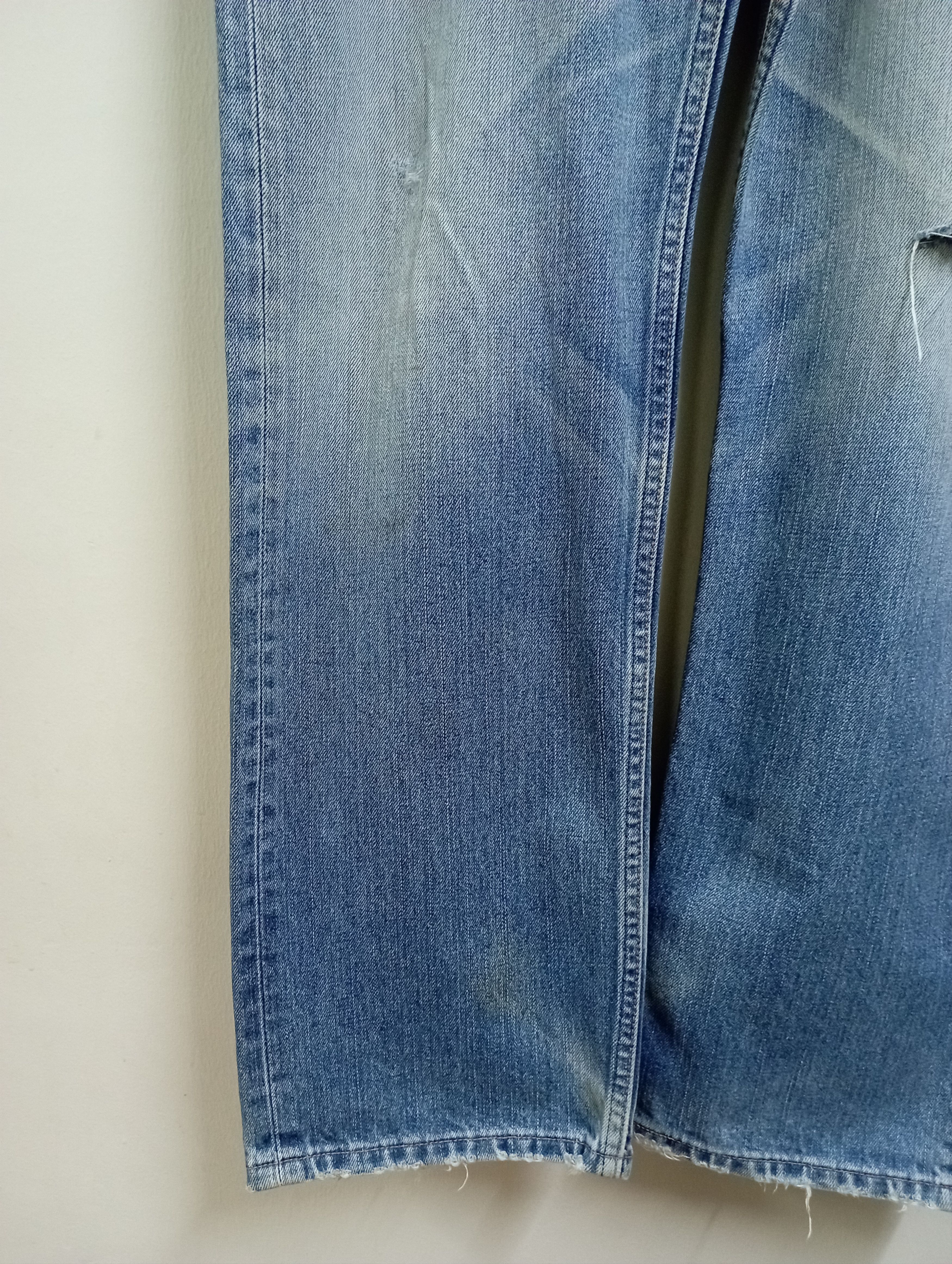 Levi's Vintage Levi's 553 Japan Blue Wash Distessed Jeans Size US 34 / EU 50 - 8 Thumbnail