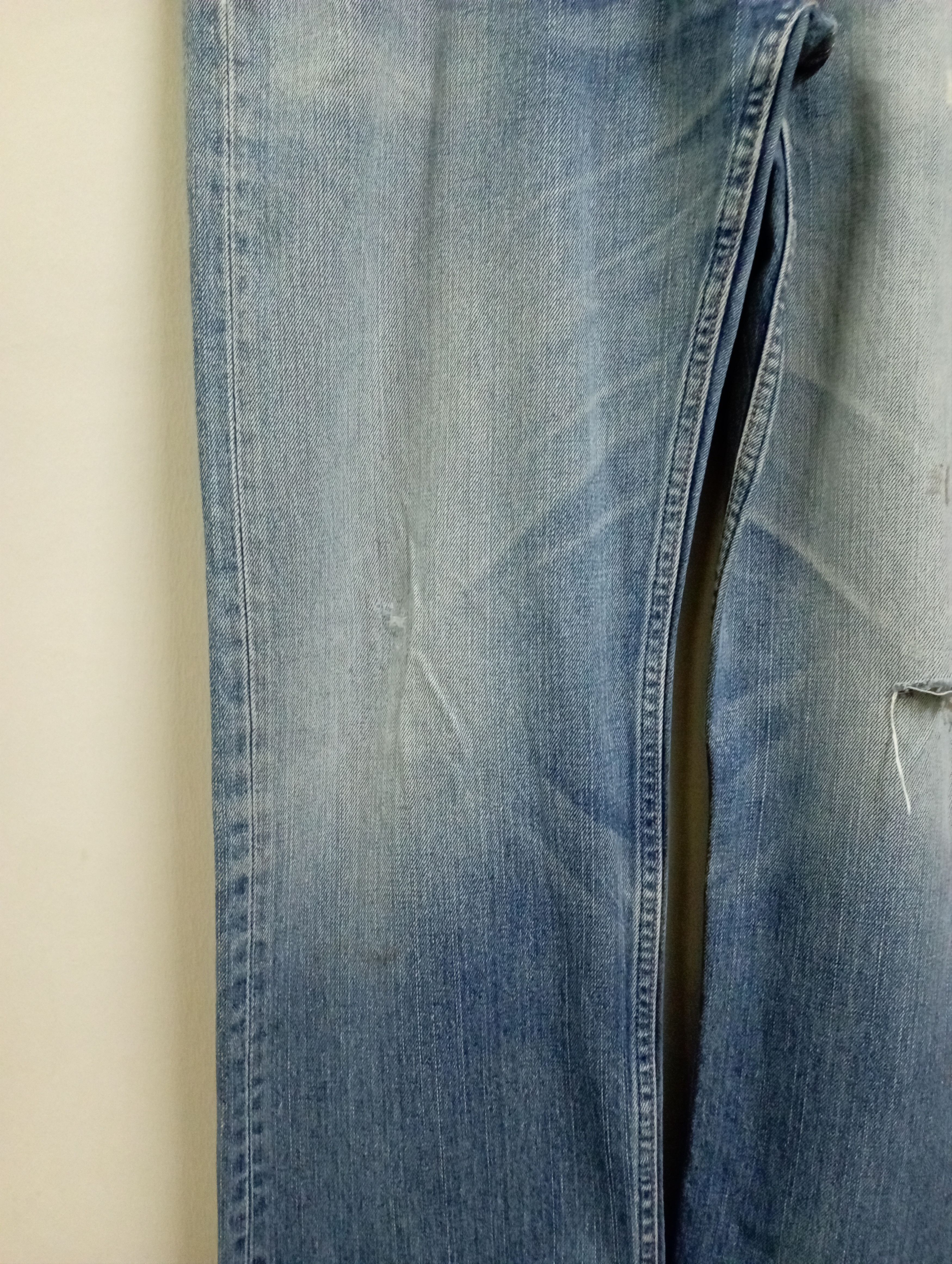 Levi's Vintage Levi's 553 Japan Blue Wash Distessed Jeans Size US 34 / EU 50 - 7 Thumbnail