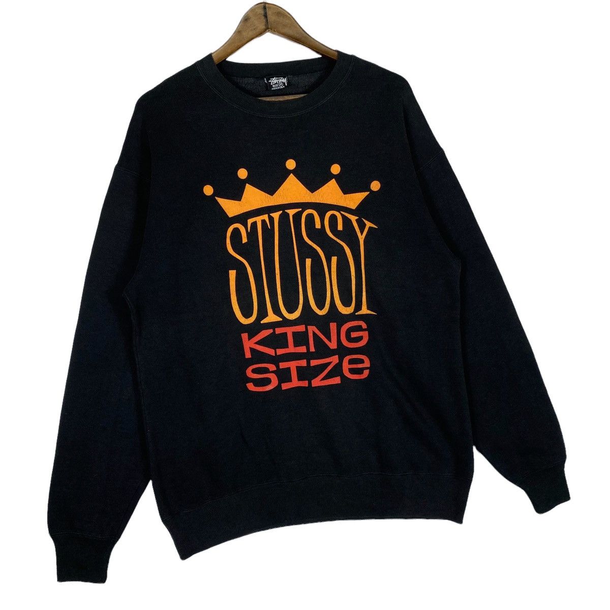 Stussy × Vintage Vintage 80s Stussy King Size Sweatshirt Size US M / EU 48-50 / 2 - 3 Thumbnail
