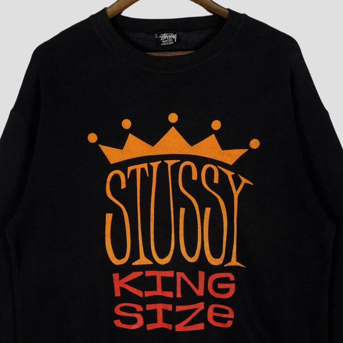 Stussy × Vintage Vintage 80s Stussy King Size Sweatshirt Size US M / EU 48-50 / 2 - 5 Thumbnail