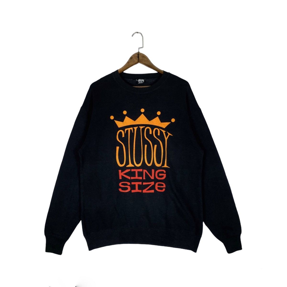 Stussy × Vintage Vintage 80s Stussy King Size Sweatshirt Size US M / EU 48-50 / 2 - 1 Thumbnail