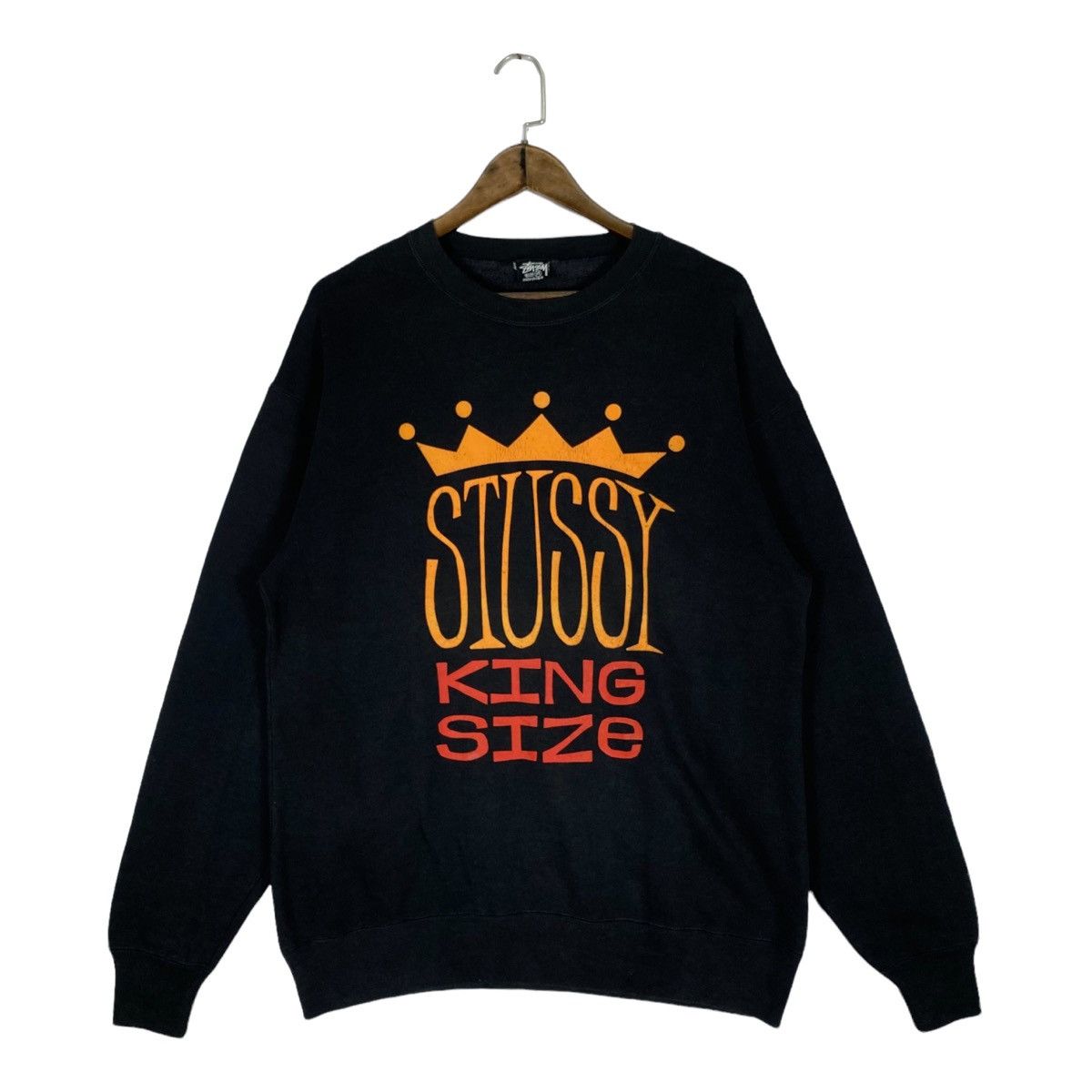 Stussy × Vintage Vintage 80s Stussy King Size Sweatshirt Size US M / EU 48-50 / 2 - 2 Thumbnail