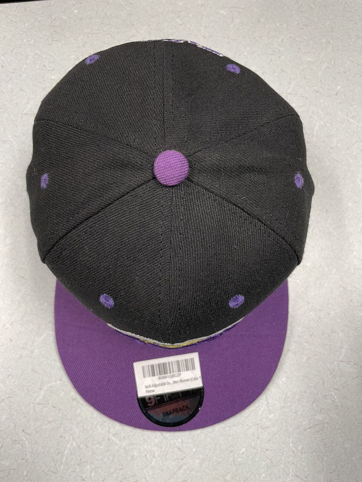 NBA × New Era Lakers Embroidered Logo & Logo Underbrim Snapback Hat Size ONE SIZE - 4 Thumbnail