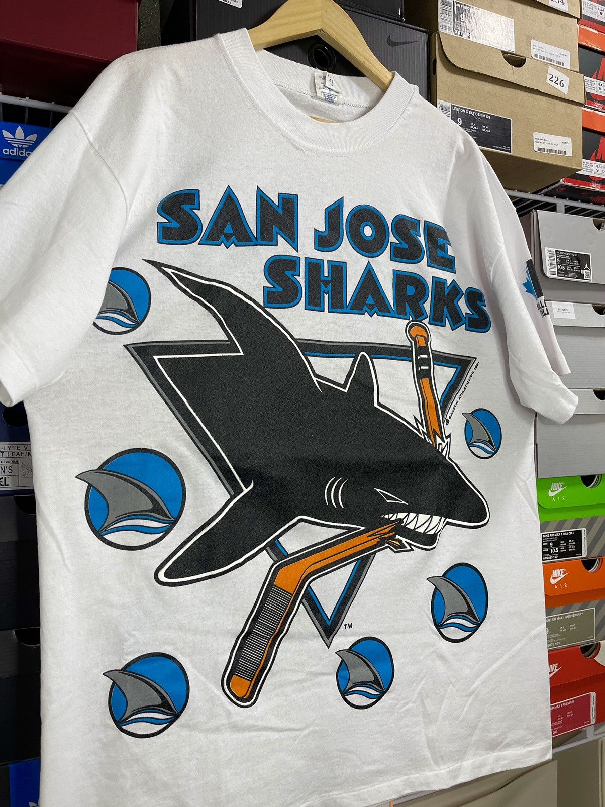 Rare 1991 San Jose Sharks t-shirt