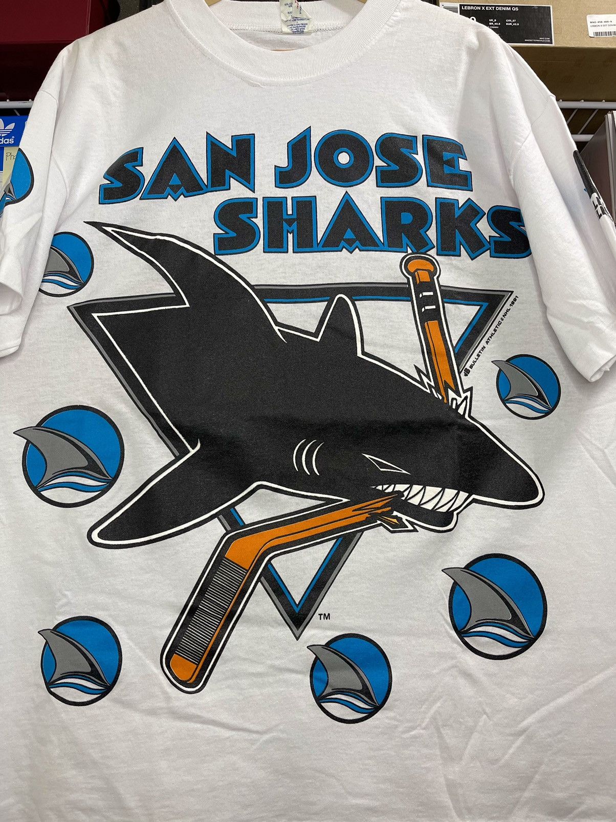 Rare 1991 San Jose Sharks t-shirt