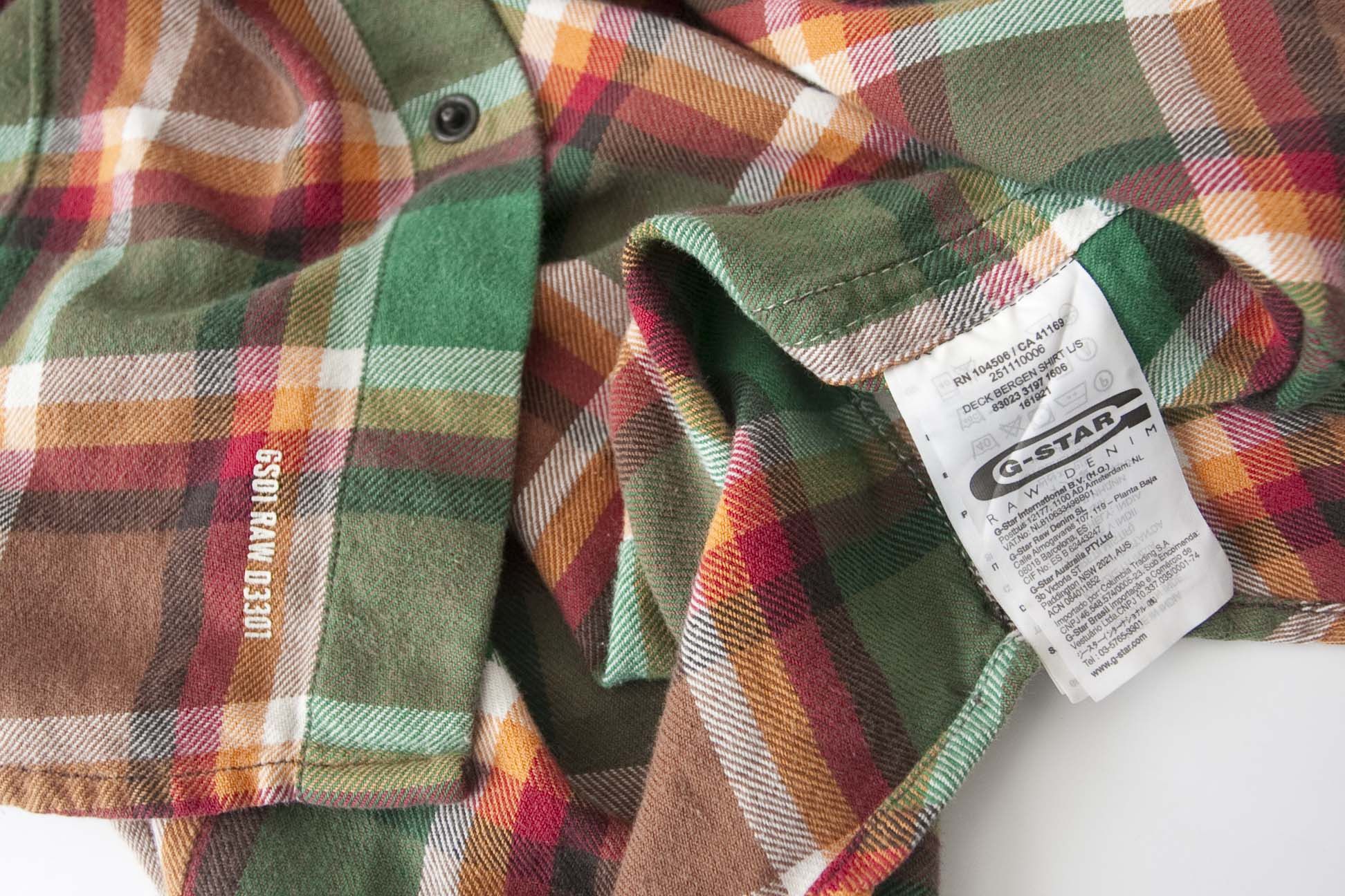 G-Star G Star Raw Shirt Flannel Plaid Size M Size US M / EU 48-50 / 2 - 3 Thumbnail