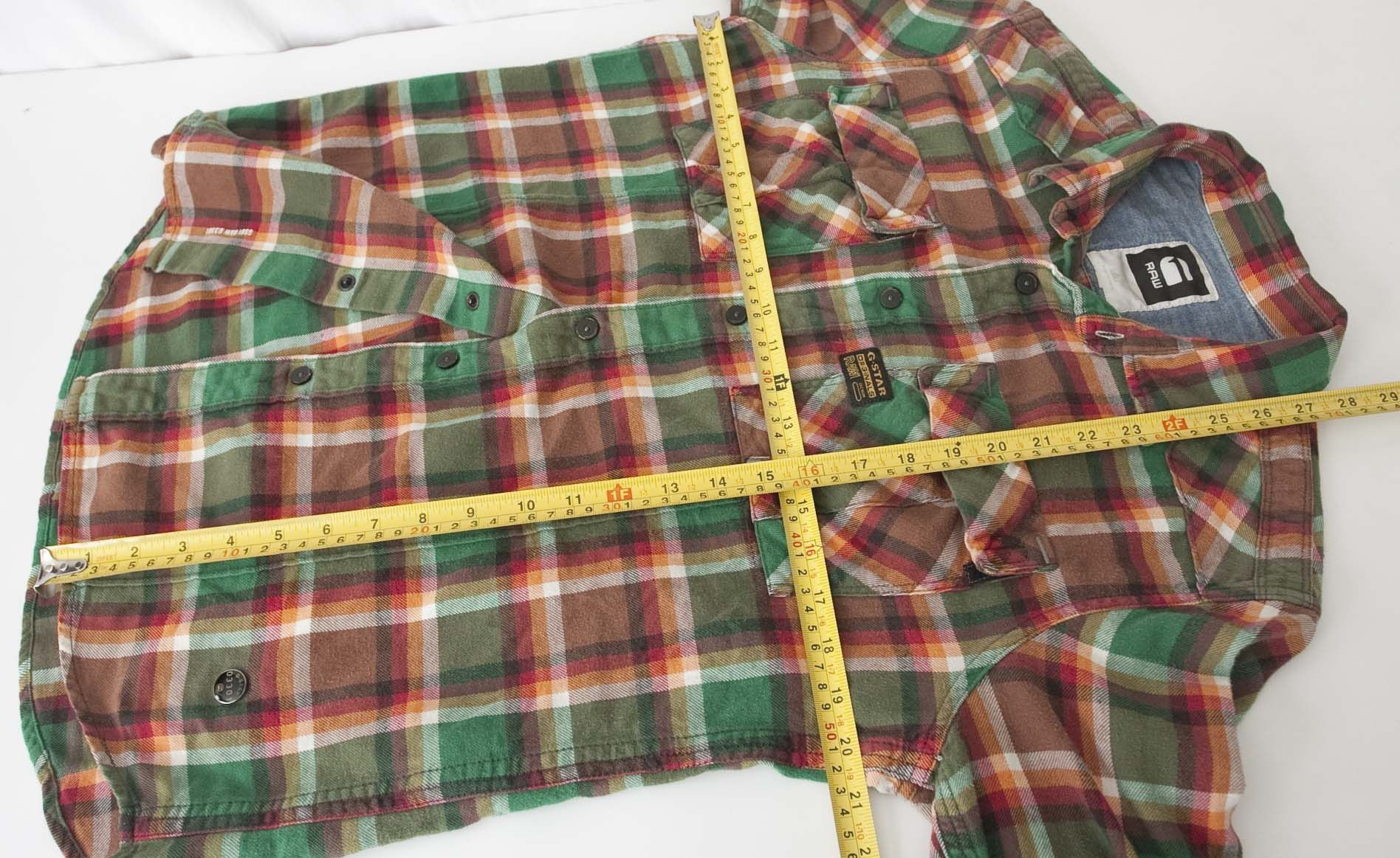 G-Star G Star Raw Shirt Flannel Plaid Size M Size US M / EU 48-50 / 2 - 4 Thumbnail