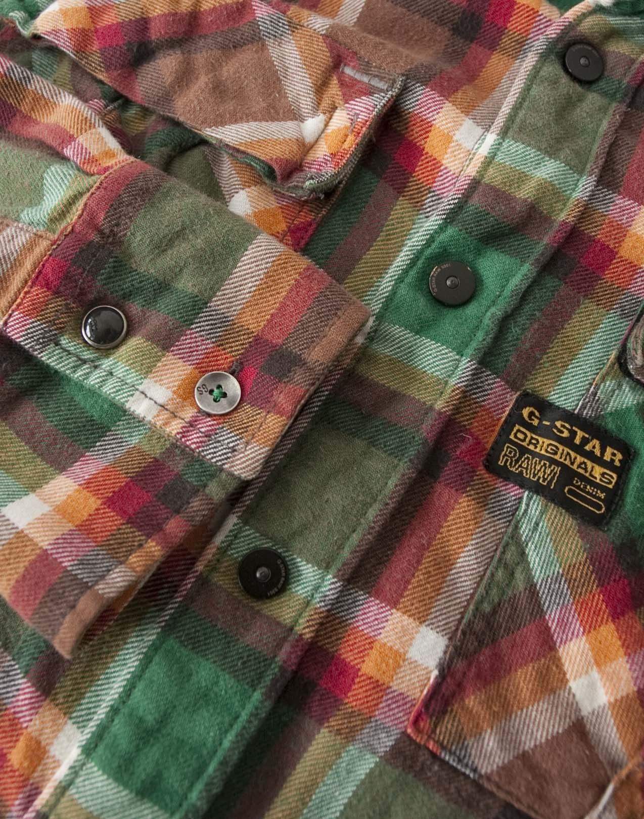 G-Star G Star Raw Shirt Flannel Plaid Size M Size US M / EU 48-50 / 2 - 2 Thumbnail