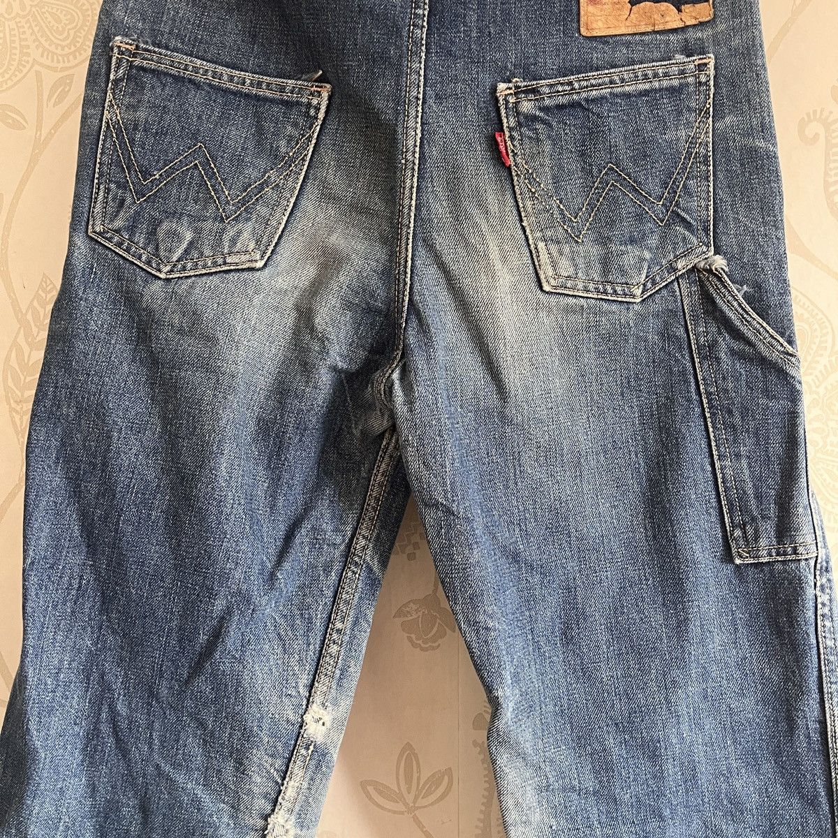 Edwin × Vintage Vintage Edwin Overalls Carpenter Workers Size US 30 / EU 46 - 14 Thumbnail