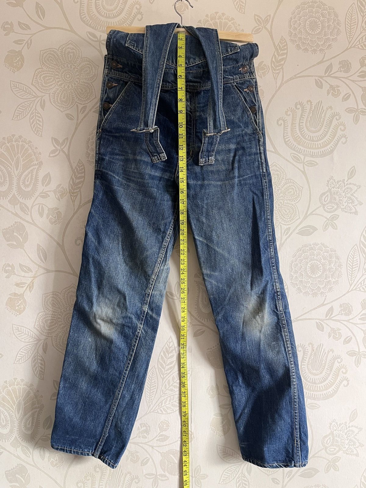 Edwin × Vintage Vintage Edwin Overalls Carpenter Workers Size US 30 / EU 46 - 3 Thumbnail