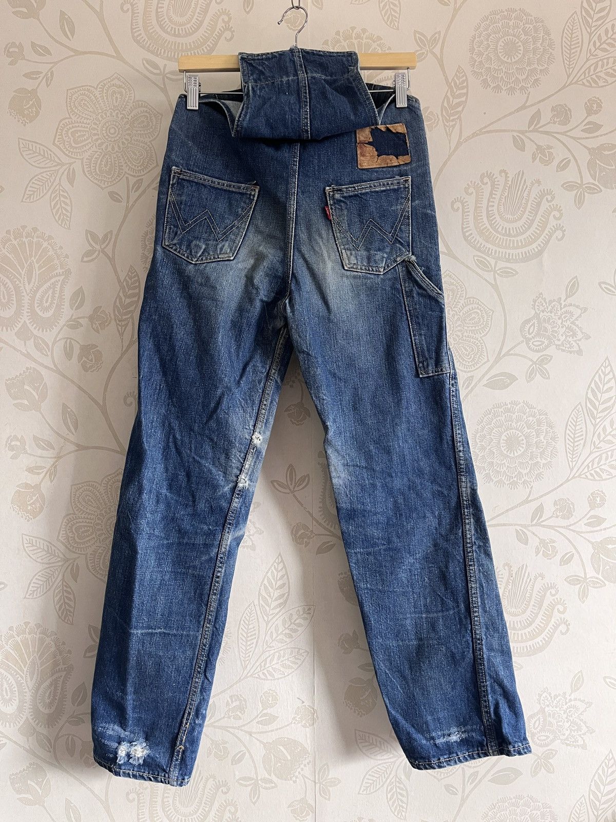 Edwin × Vintage Vintage Edwin Overalls Carpenter Workers Size US 30 / EU 46 - 25 Thumbnail