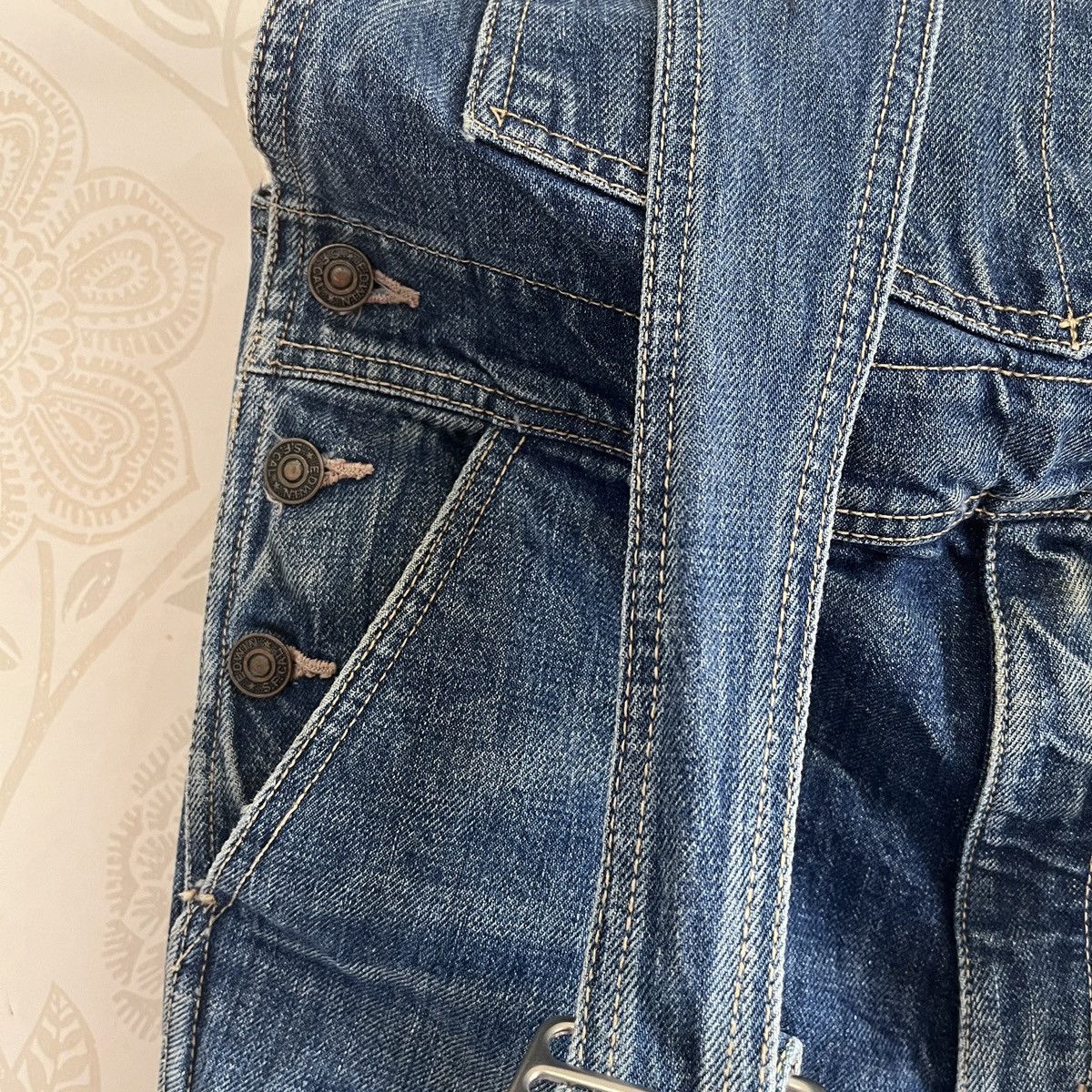 Edwin × Vintage Vintage Edwin Overalls Carpenter Workers Size US 30 / EU 46 - 22 Thumbnail