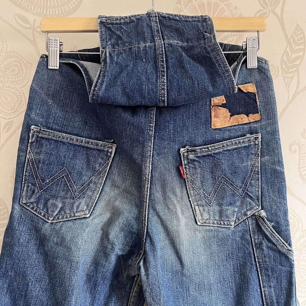Edwin × Vintage Vintage Edwin Overalls Carpenter Workers Size US 30 / EU 46 - 16 Thumbnail