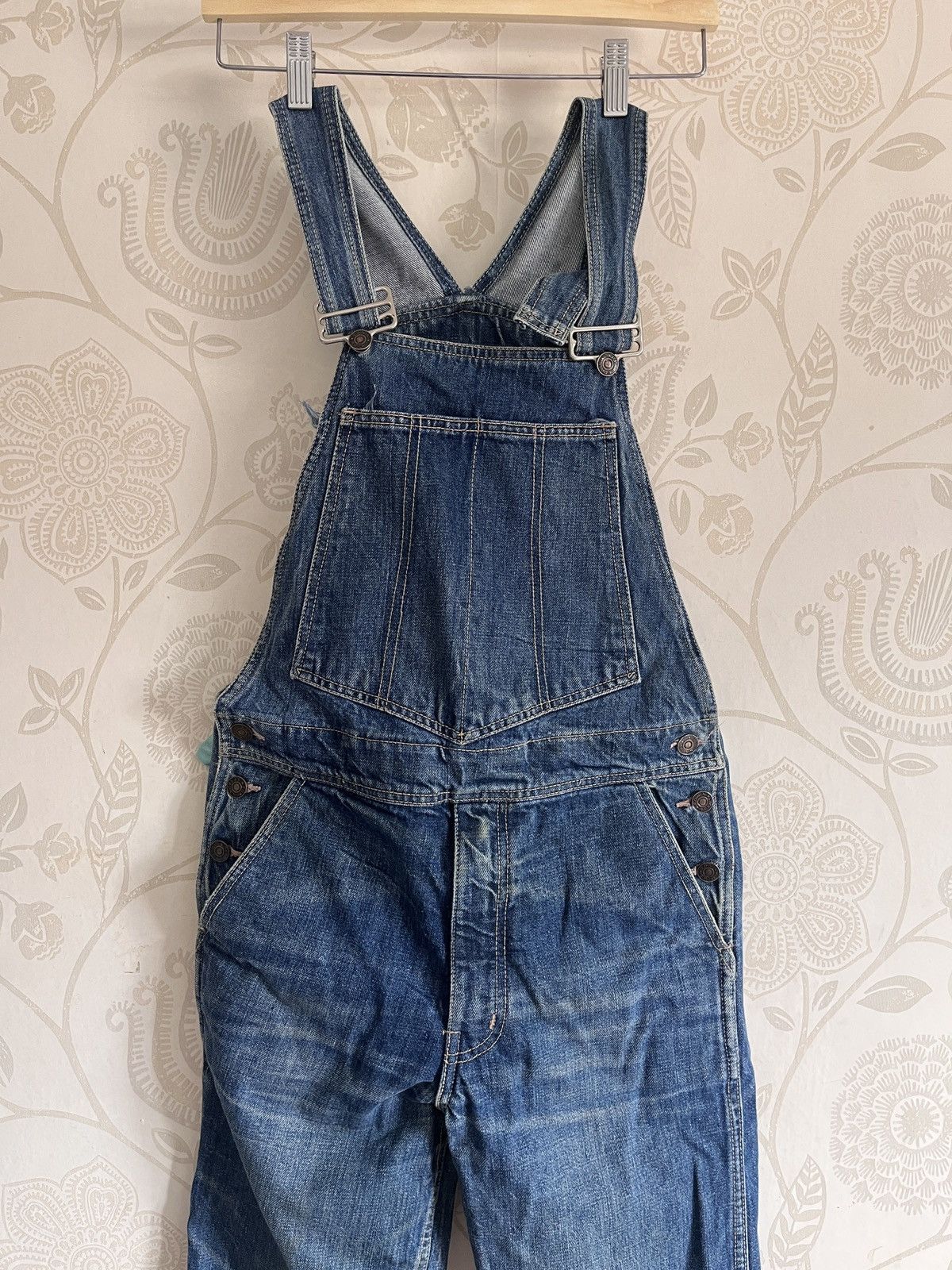 Edwin × Vintage Vintage Edwin Overalls Carpenter Workers Size US 30 / EU 46 - 4 Thumbnail