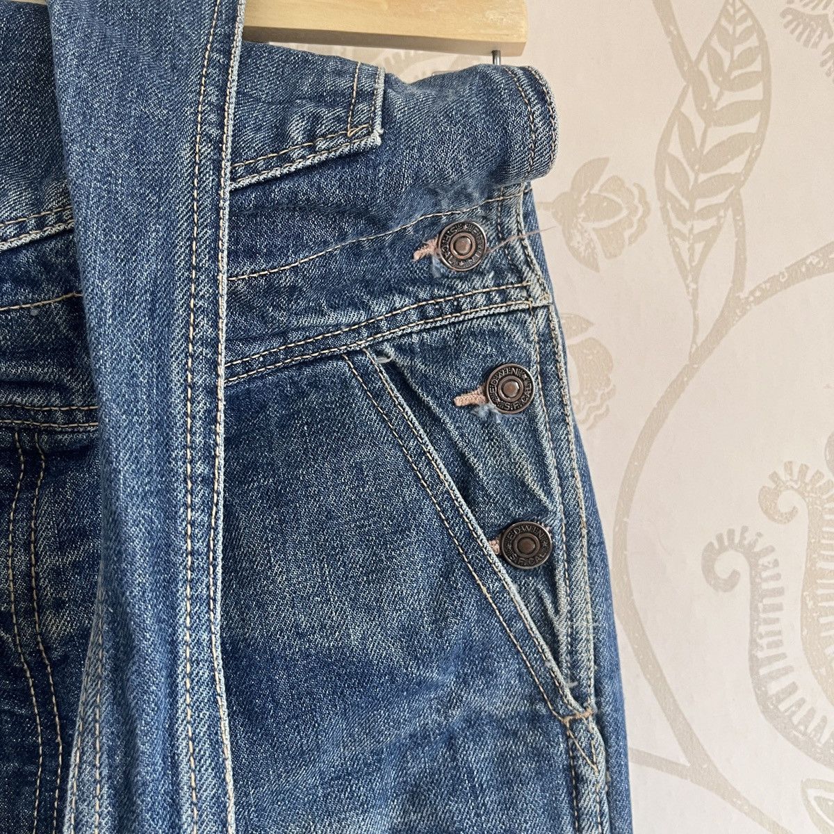 Edwin × Vintage Vintage Edwin Overalls Carpenter Workers Size US 30 / EU 46 - 23 Thumbnail