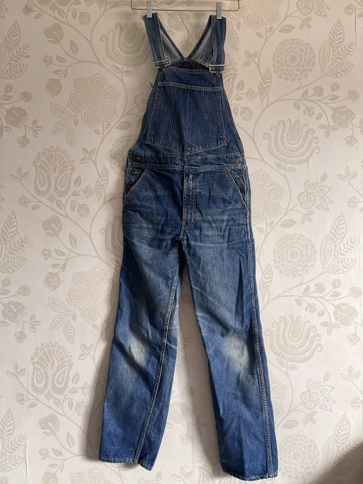 Edwin × Vintage Vintage Edwin Overalls Carpenter Workers Size US 30 / EU 46 - 2 Thumbnail