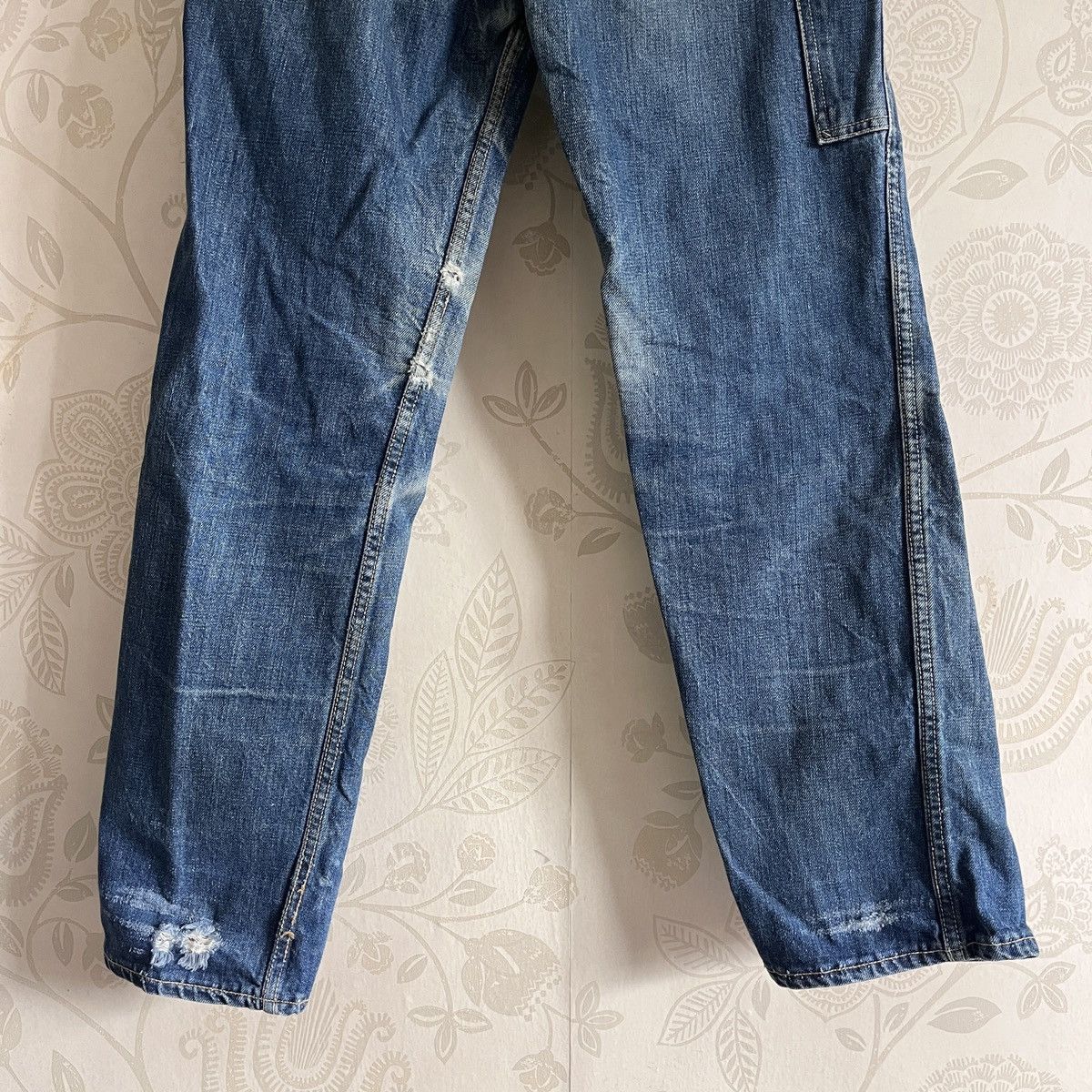 Edwin × Vintage Vintage Edwin Overalls Carpenter Workers Size US 30 / EU 46 - 13 Thumbnail