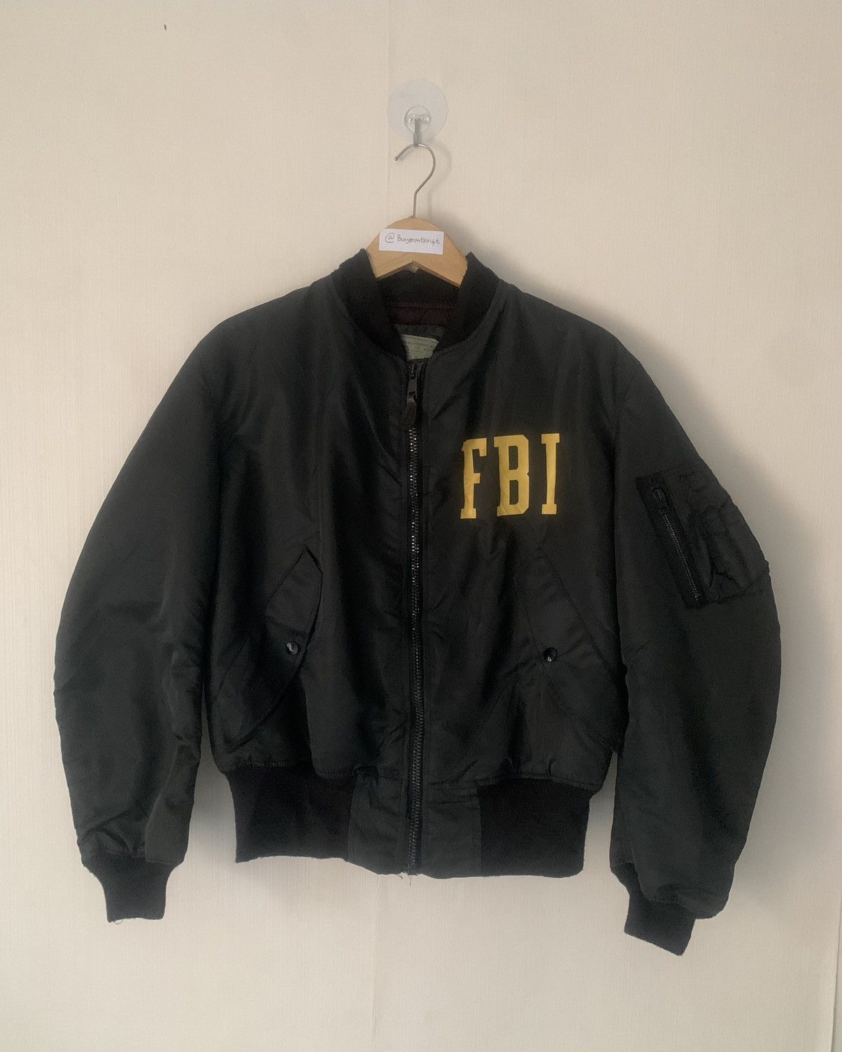 Hope × Vintage Vintage Hope Mfg FBI Bomber Flight Jacket Size US M / EU 48-50 / 2 - 4 Thumbnail