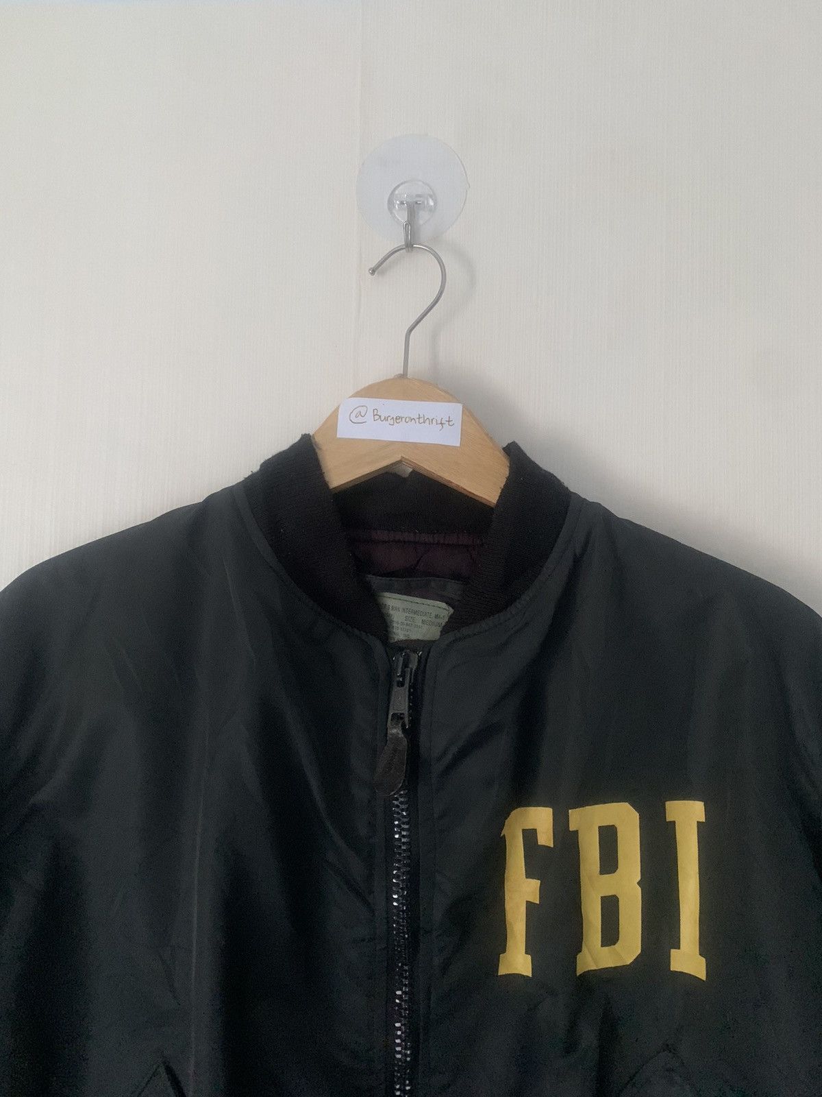 Hope × Vintage Vintage Hope Mfg FBI Bomber Flight Jacket Size US M / EU 48-50 / 2 - 6 Thumbnail