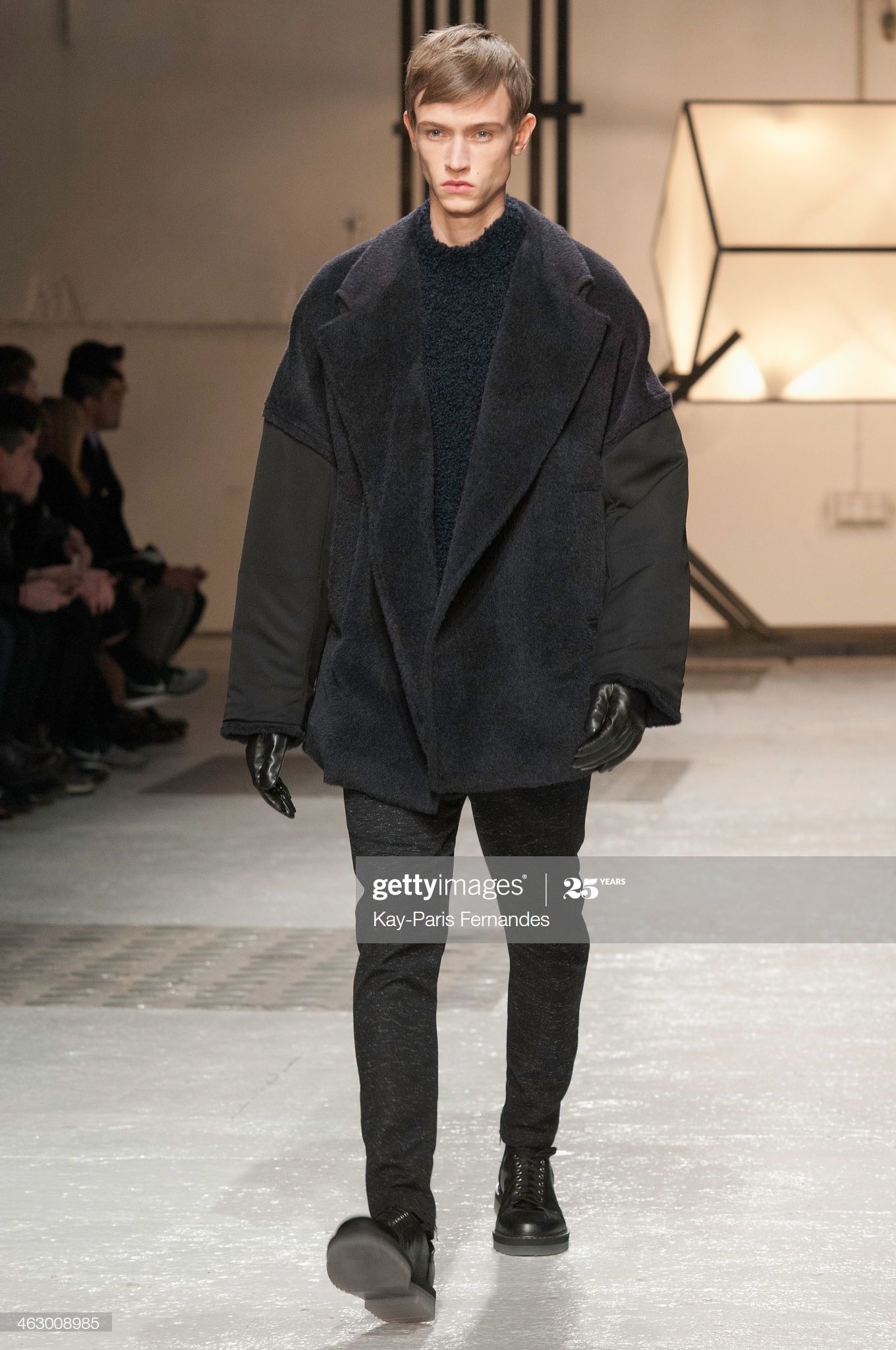 image of Damir Doma Final Price !!!! Hairy Fur Coat in Dark Purple, Men's (Size Small)