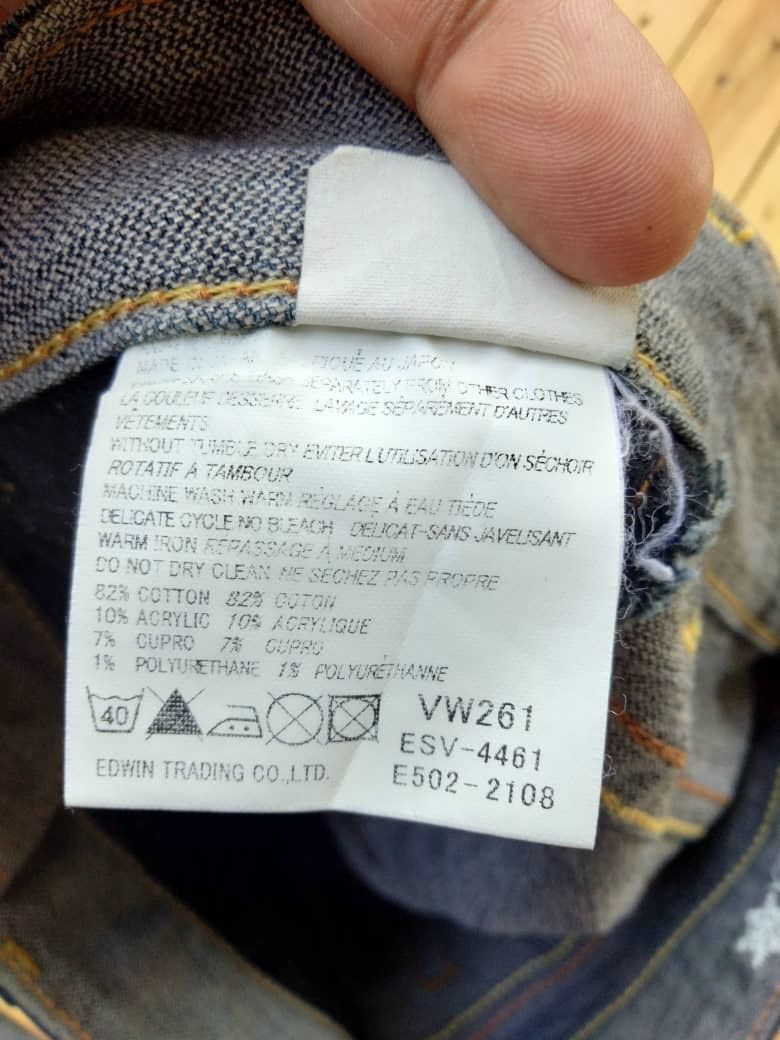 Edwin 🔥SPECIAL LADIES🔥Japanese Edwin Something x Venus Jeans Size 30" / US 8 / IT 44 - 14 Thumbnail