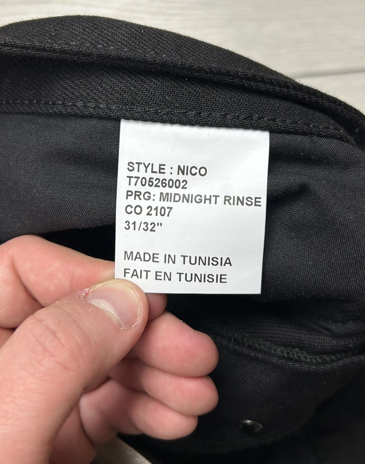 Tiger of Sweden Tiger of Sweden Nico Black Jeans denim 31/32 Size US 31 - 9 Thumbnail