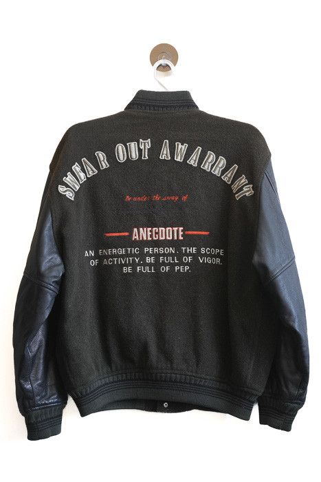 Vintage Vintage Leather Sleeves Versity Jacket #22051201 Size US M / EU 48-50 / 2 - 3 Thumbnail