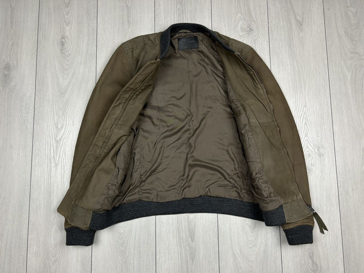 Allsaints AllSaints Bomber Jacket Linen Leather Size US S / EU 44-46 / 1 - 4 Thumbnail