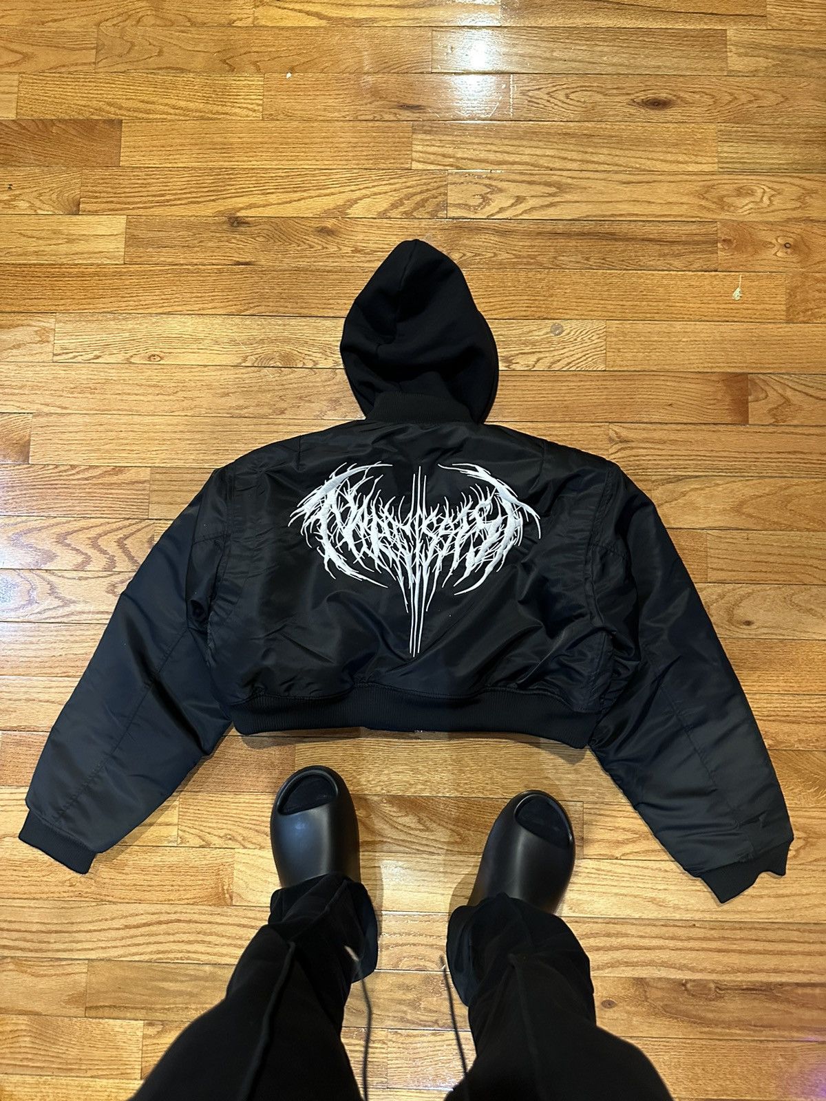 Playboi Carti NARCISSIST CROPPED BOMBER JACKET Grailed