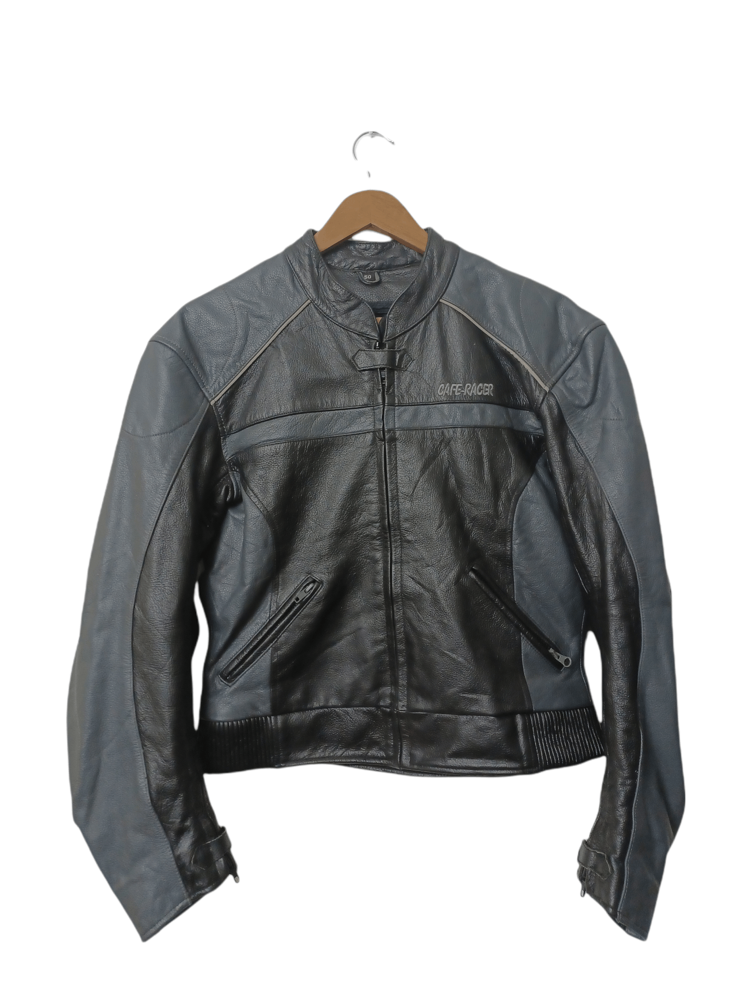 Other Cafe Racer Collection Leather Jacket Size US M / EU 48-50 / 2 - 1 Thumbnail
