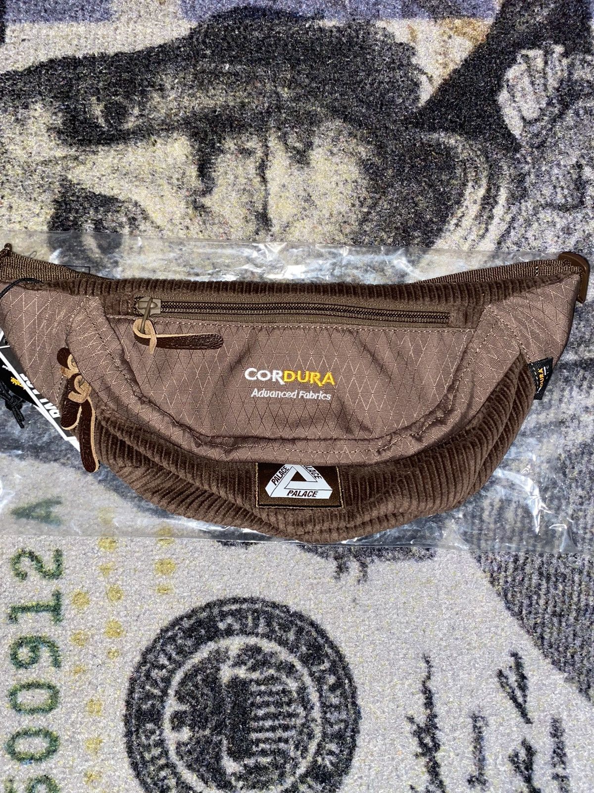 Palace Palace Cordura Corduroy Crossbody Bag Brown | Grailed