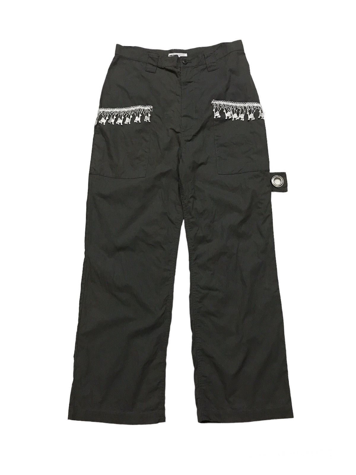 Issey Miyake × Ne-Net Issey Miyake Ne-Net Camel Embellished Wide Pants Size US 30 / EU 46 - 1 Thumbnail