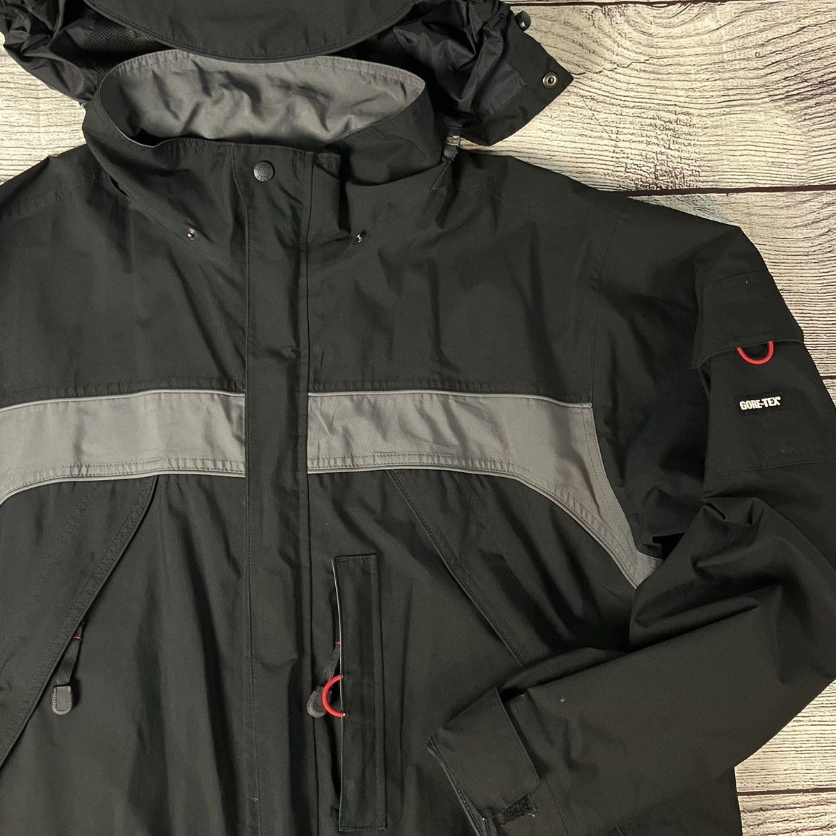 Eddie Bauer Eddie Bauer EBTEK Gore-Tex Black Jacket | Grailed