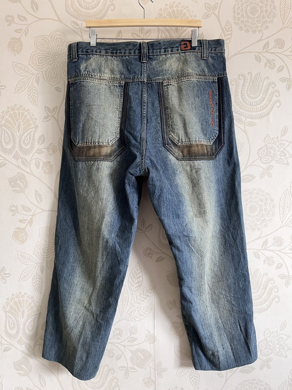 Genetic Denim × Vintage Vintage Genetix Denim G2 Genee Baggy Skategang Streetwear Size US 40 / EU 56 - 20 Thumbnail